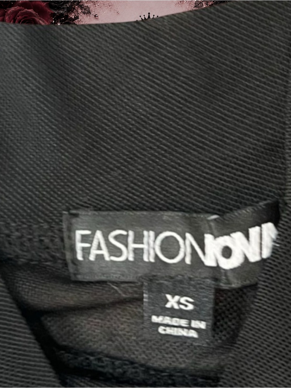 Preowned Fashion Nova Shamiyah Mesh Top – Black (XS) - Picture 4 of 8